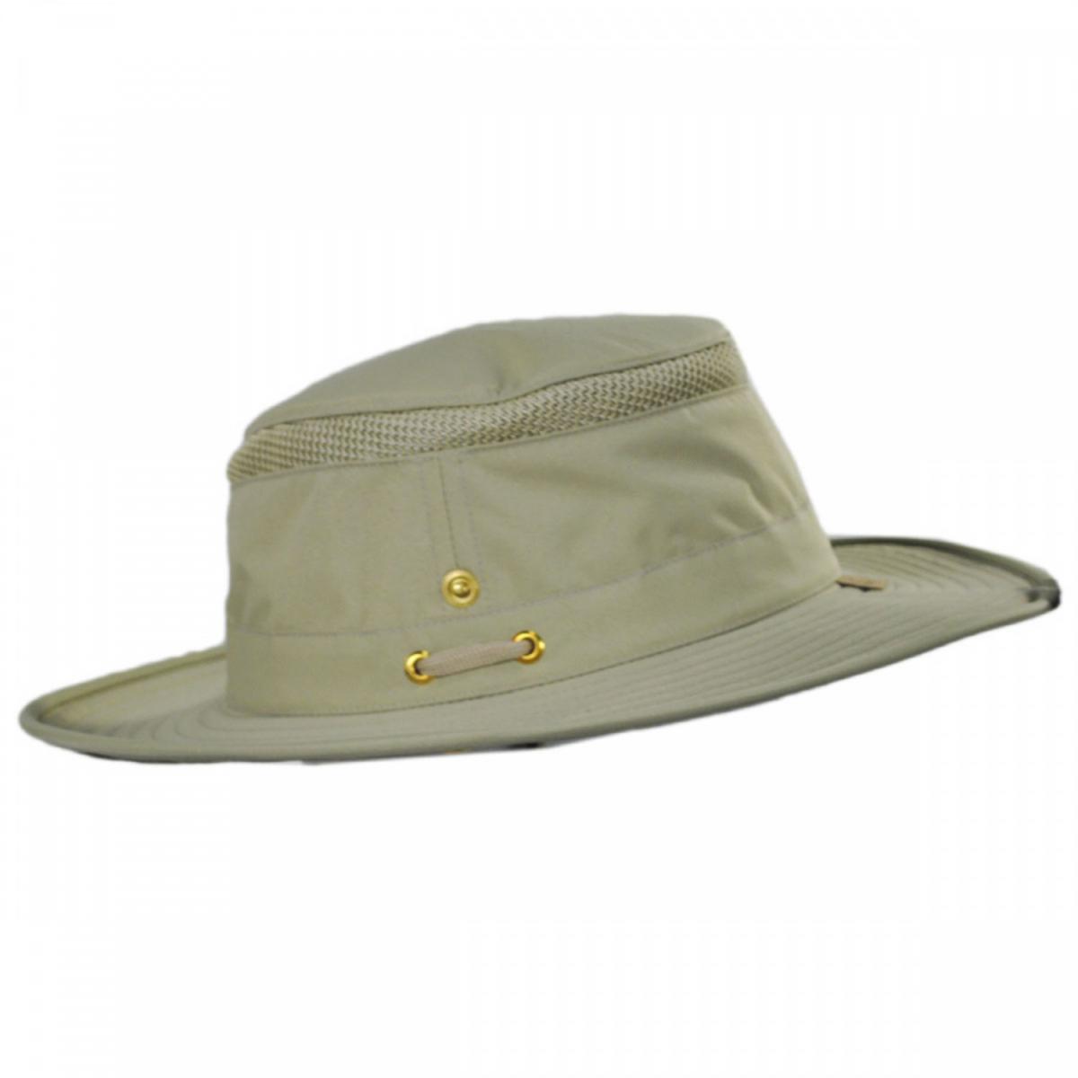 Tilley Endurables | LTM3 Airflo Snap-Up Hat | 400824 | profile | KHAKI/OLIVE