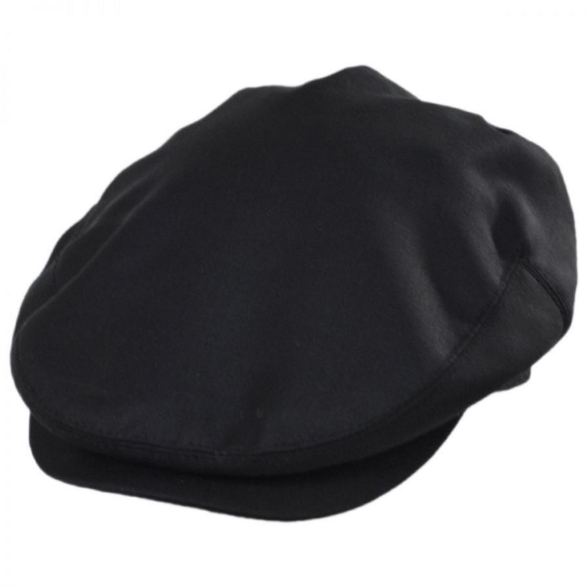 Baskerville Hat Company | Wholesale Elverton Wool Solid Ivy Cap B2B Pre-Pack | B2B167602 | lead | BLACK