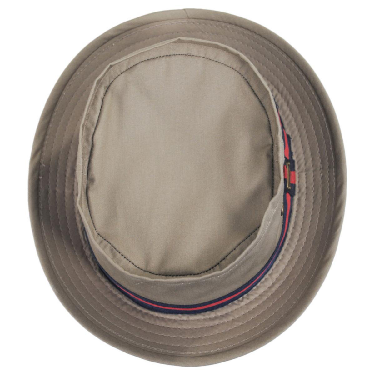 Stetson | Fairway Cotton Bucket Hat | 185124 | top | KHAKI