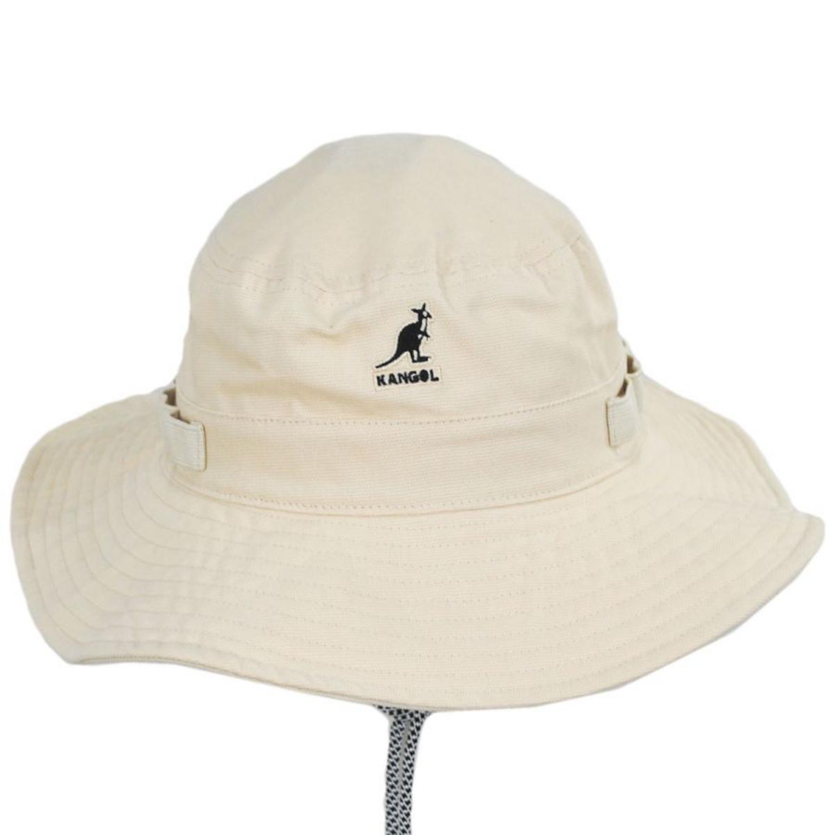 Kangol | Jungle Utility Cords Cotton Bucket Hat | 185779 | front | BEIGE