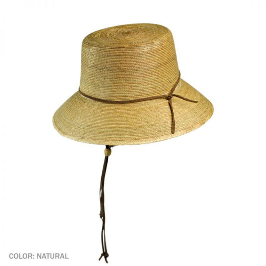Tula Hats | Abby Palm Leaf Straw Cloche Hat | 102997 | front | NATURAL