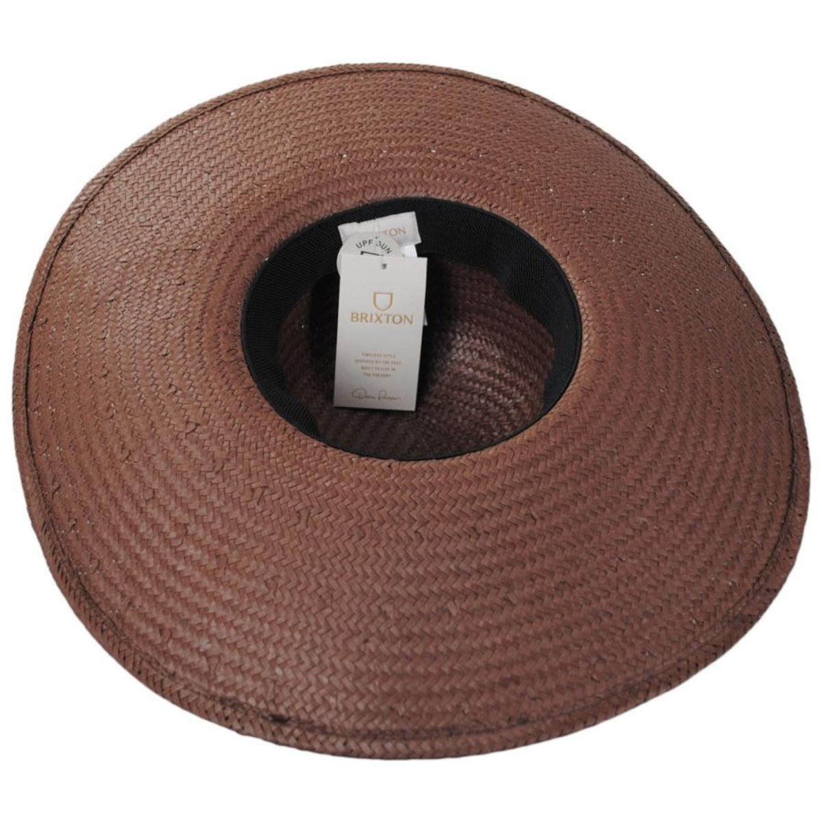 BRIXTON HATS | Janae Straw Swinger Sun Hat | 104043 | under | BROWN