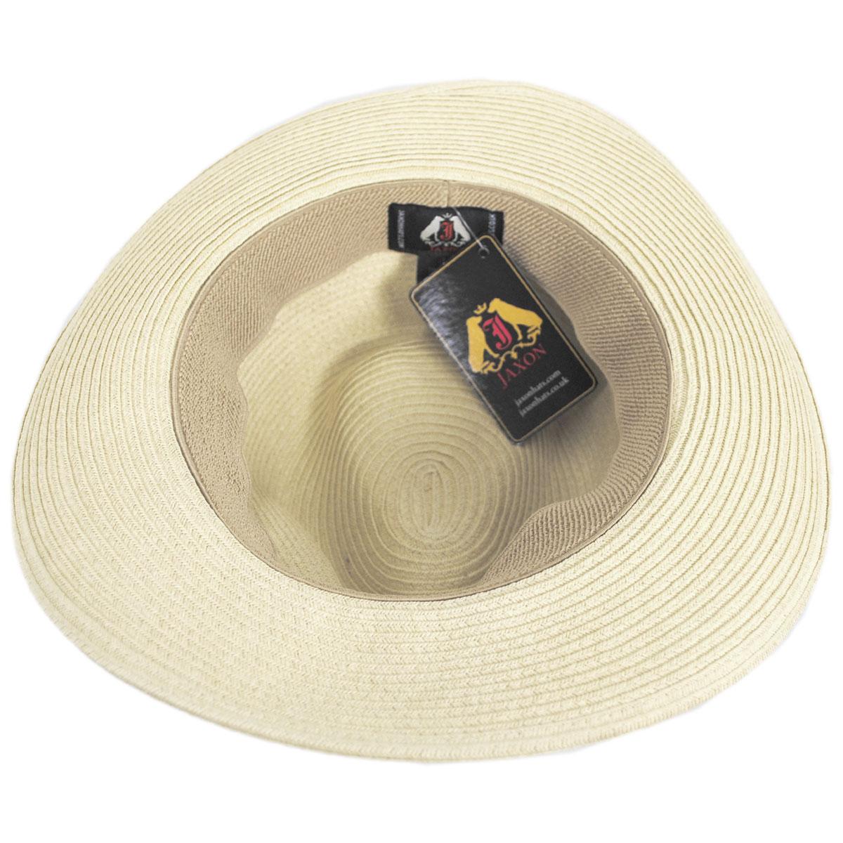 Jaxon Hats | Wholesale Summer C-Crown Toyo Straw Fedora Hat B2B Pre-Pack | B2B129010 | under | IVORY