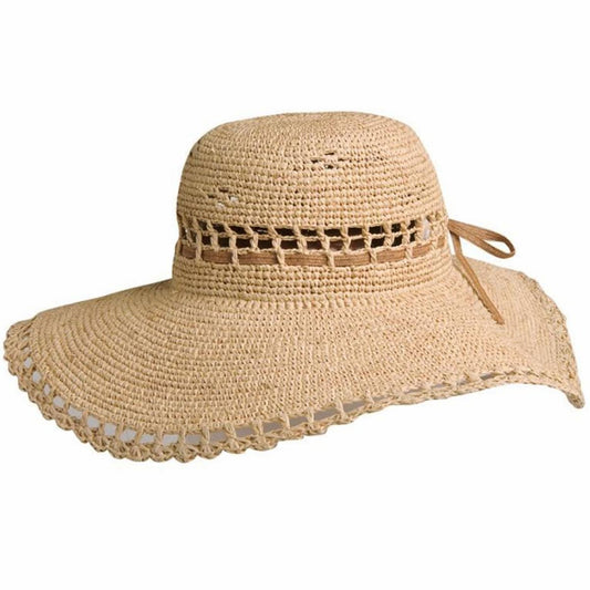 Conner | Amy Raffia Straw Sun Hat | 102812 | lead | NATURAL