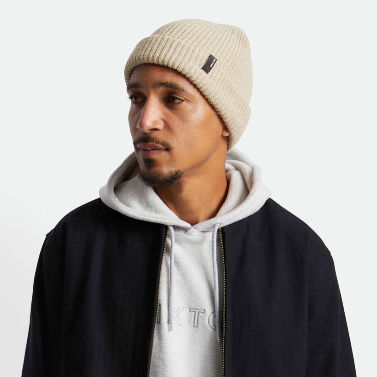 BRIXTON HATS | Heist Knit Beanie Hat | 502706 | lsmone | BEIGE