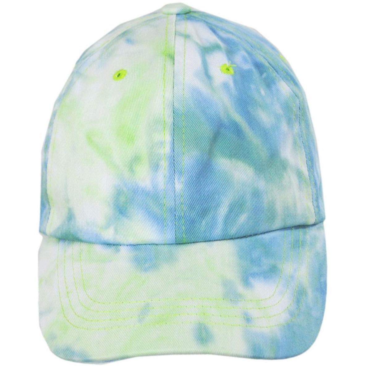 Cappelli | Splash Tie Dye Cotton Baseball Cap Dad Hat | 200339 | front | BLUE