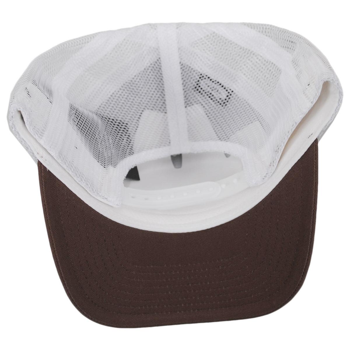 BRIXTON HATS | Gibson Netplus MP Mesh Trucker Snapback Baseball Cap | 201859 | under | BROWN/OFF WHITE