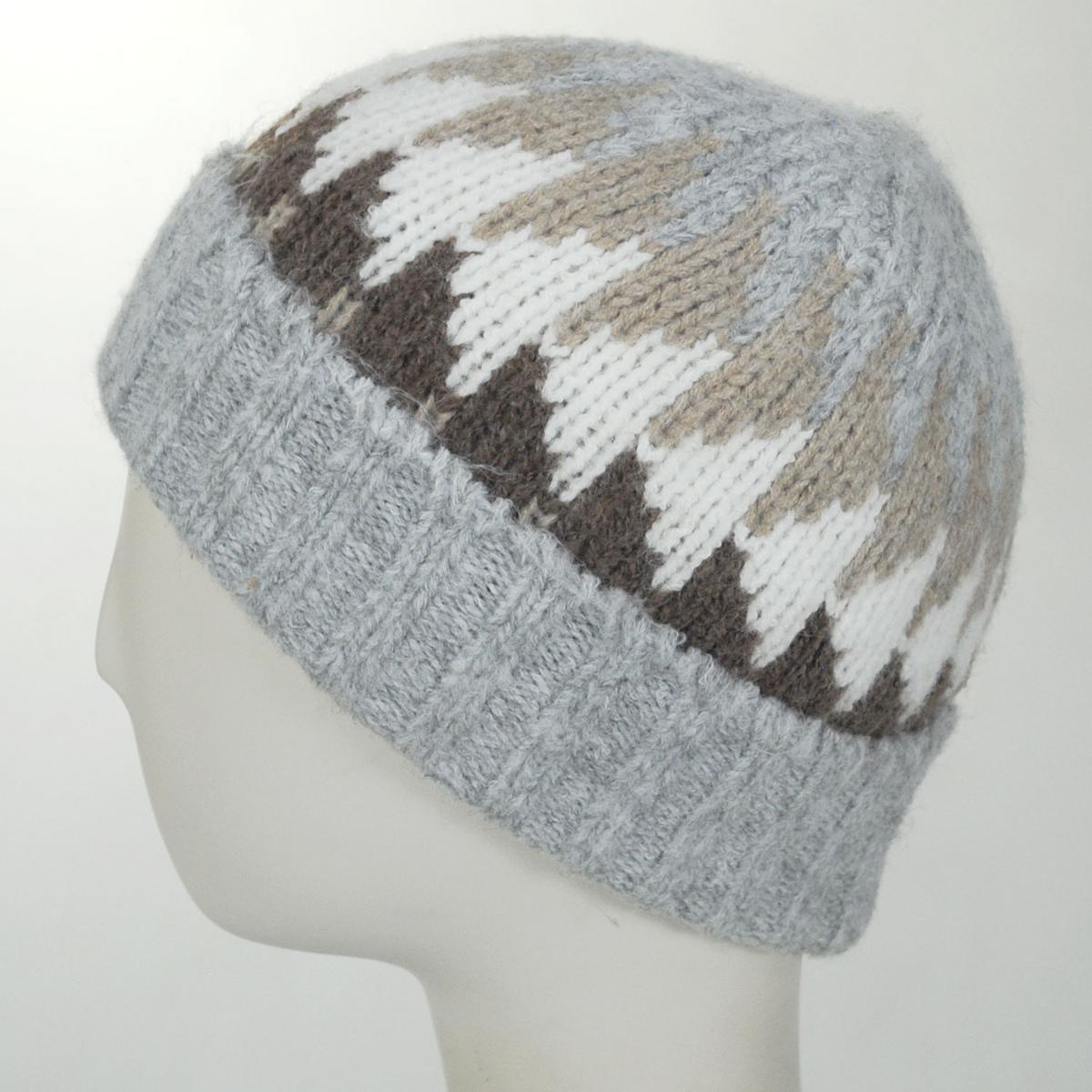 Scala | Kerrigan Recycled Knit Beanie Hat | 500046 | profile | GREY