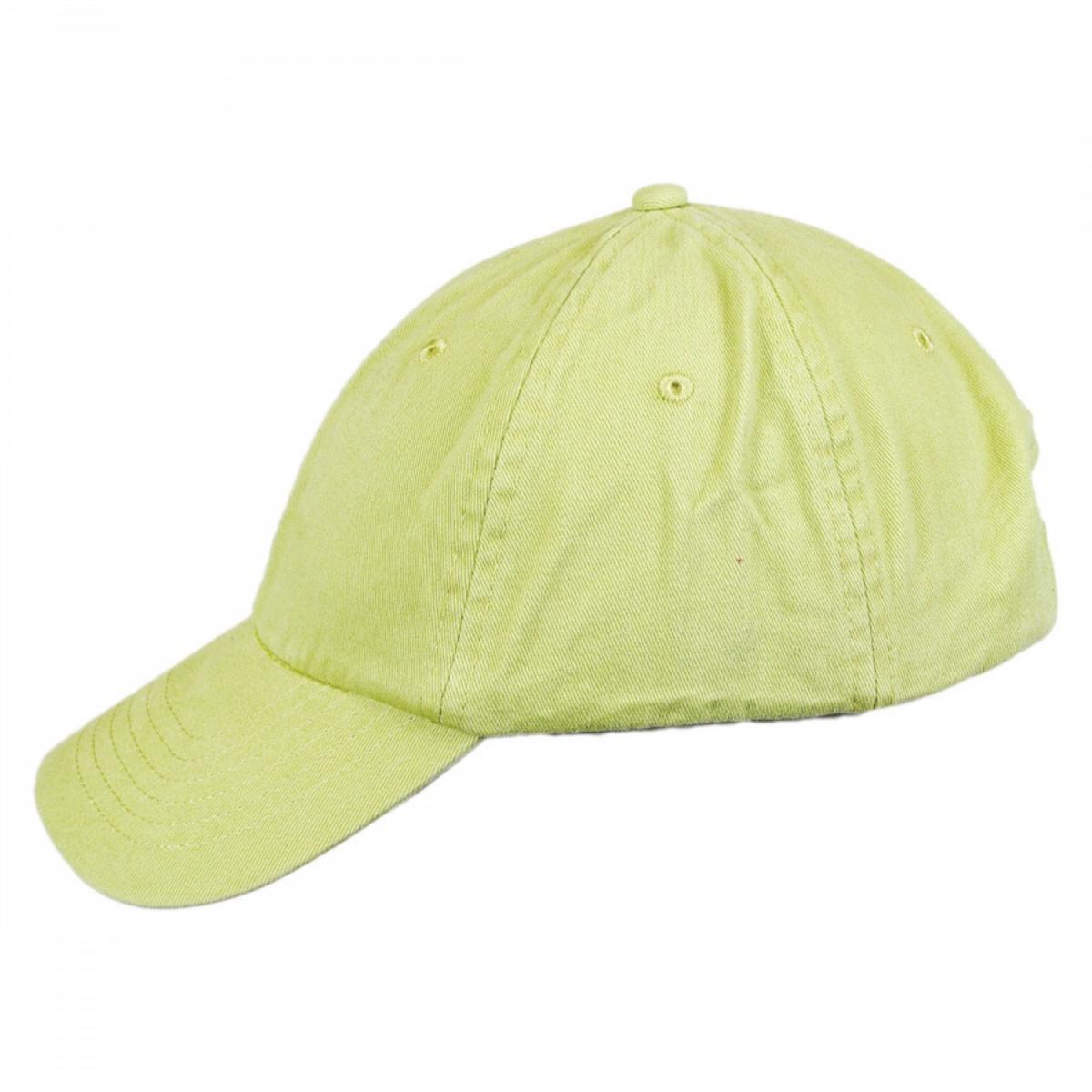 HeadShots by KC Caps | Adult LoPro Strapback Baseball Cap Dad Hat | 200510 | profile | LIME