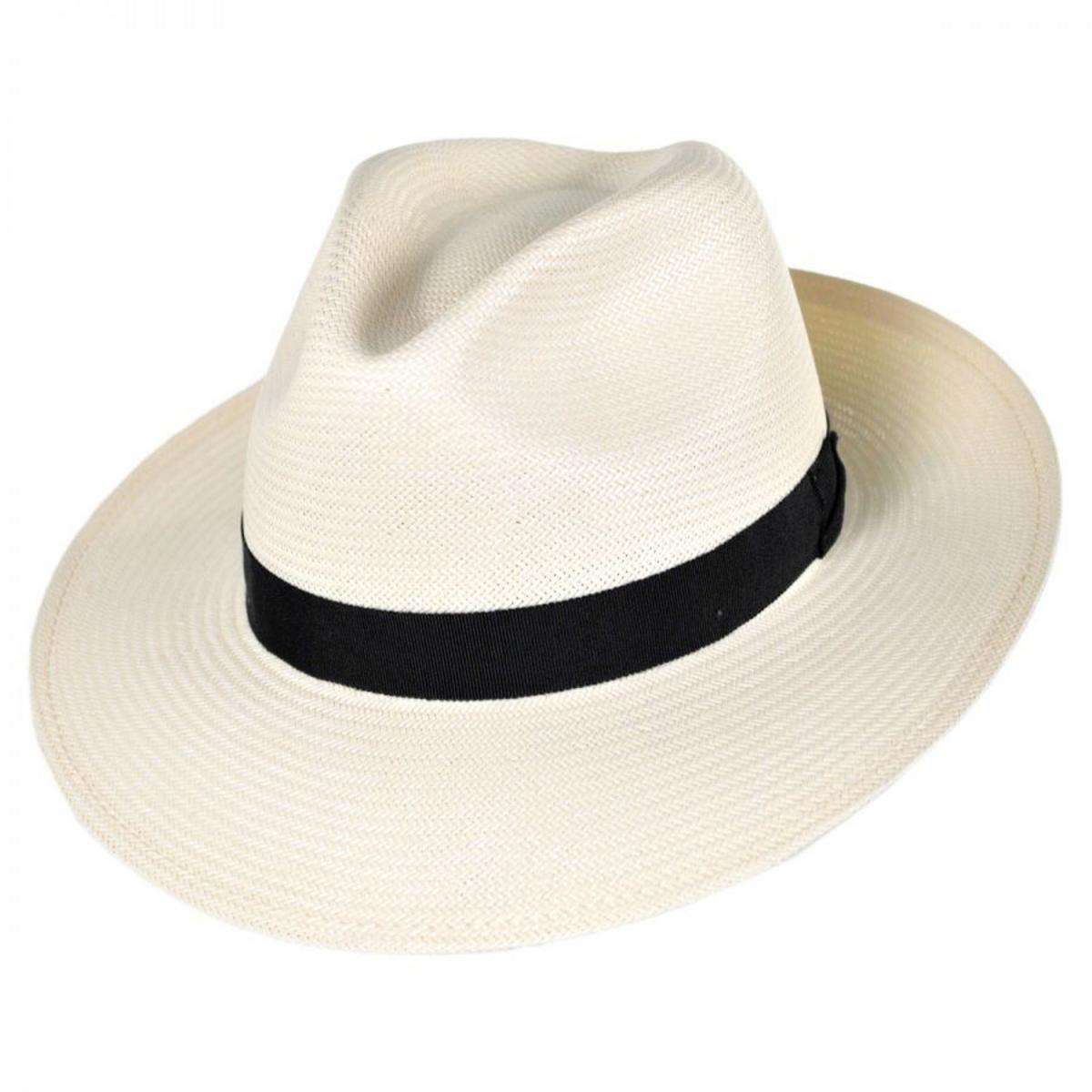 Bailey 1922 | Blackburn Shantung LiteStraw Fedora Hat | 127795 | lead | NATURAL