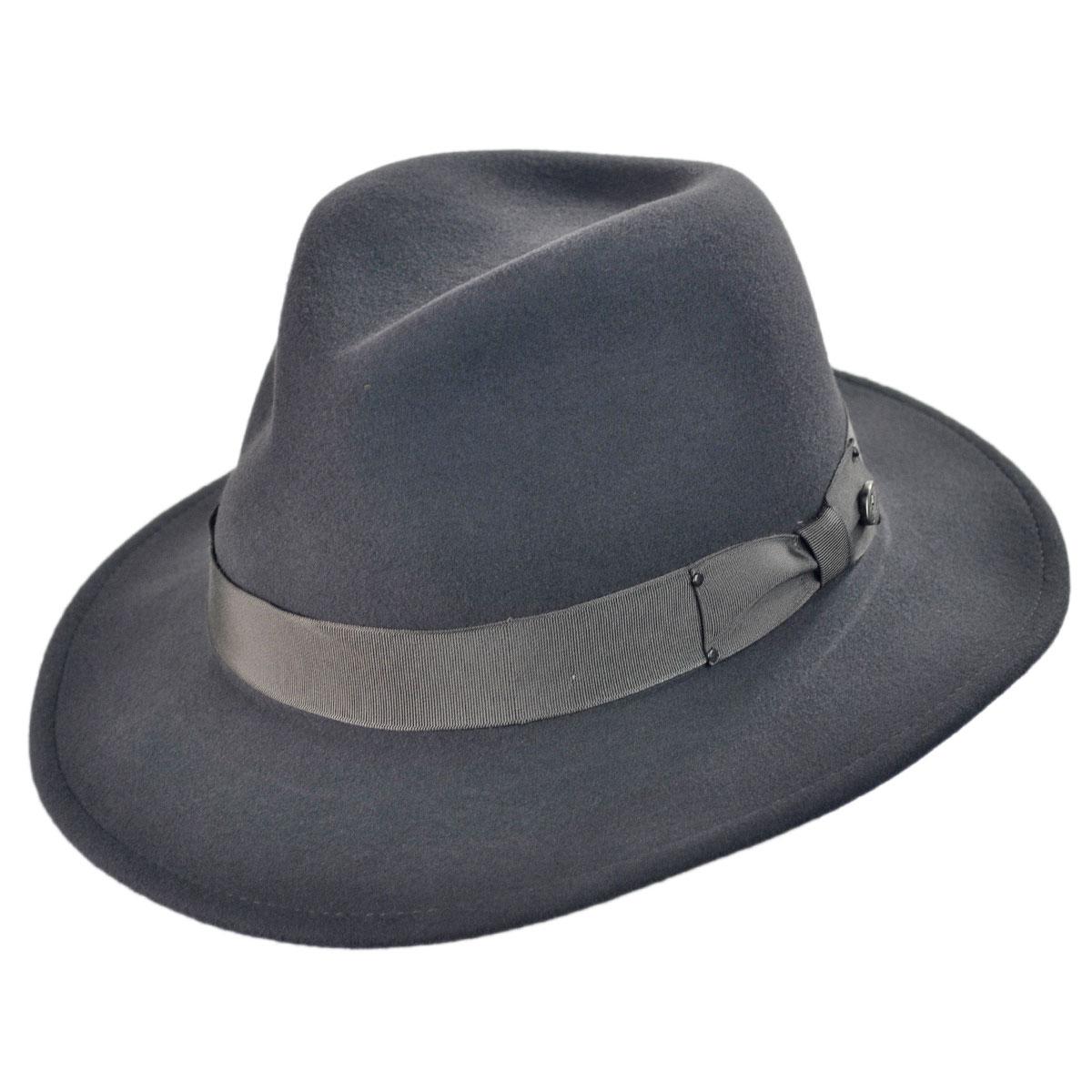 Bailey wool Curtis Fedora Curtis Wool Felt Fedora BAILEY | Fast Shipping | Henri Henri  main image 2
