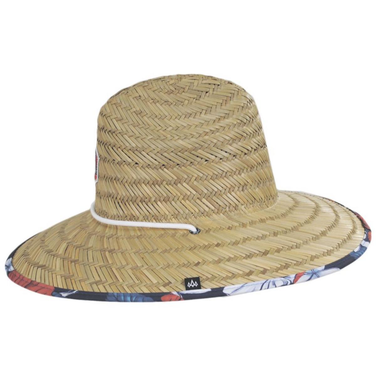 Hemlock Hat Co. | Midway Rush Straw Lifeguard Hat | 129591 | profile | TAN