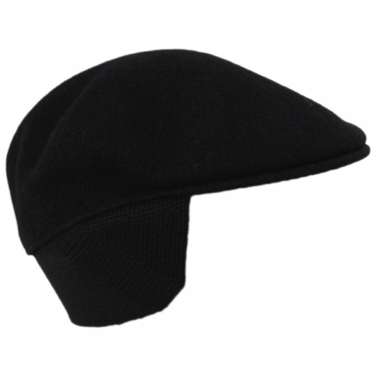 Kangol | Wool 504 Earflap Ivy Cap | 160816 | under | BLACK