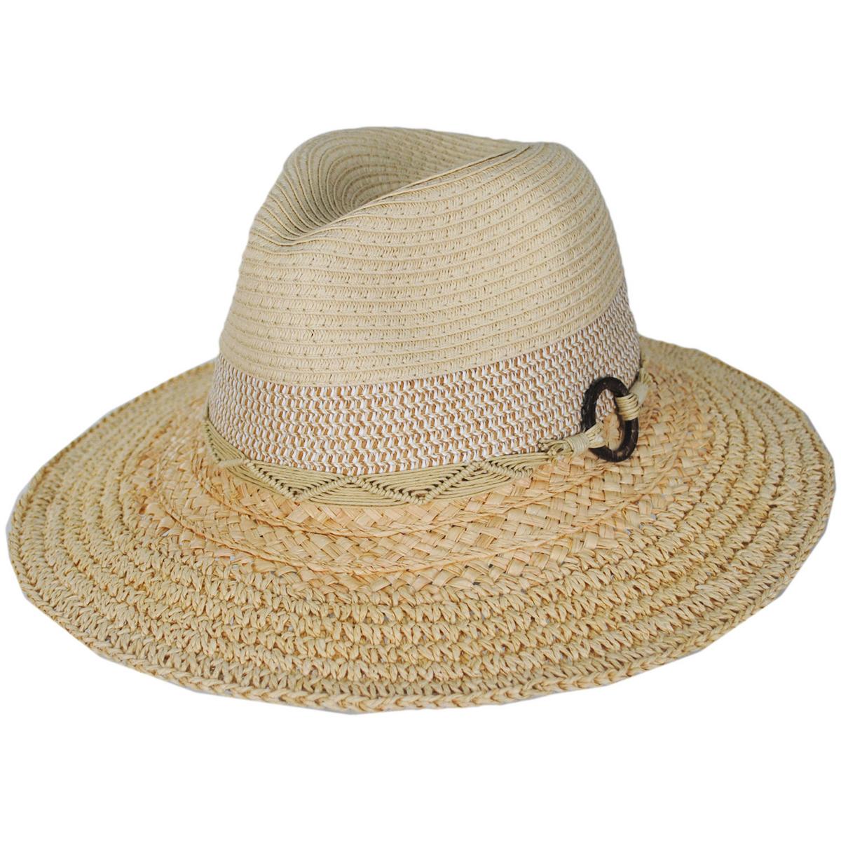 Alcantara Mixed Straw Fedora Hat – Village Hat Shop