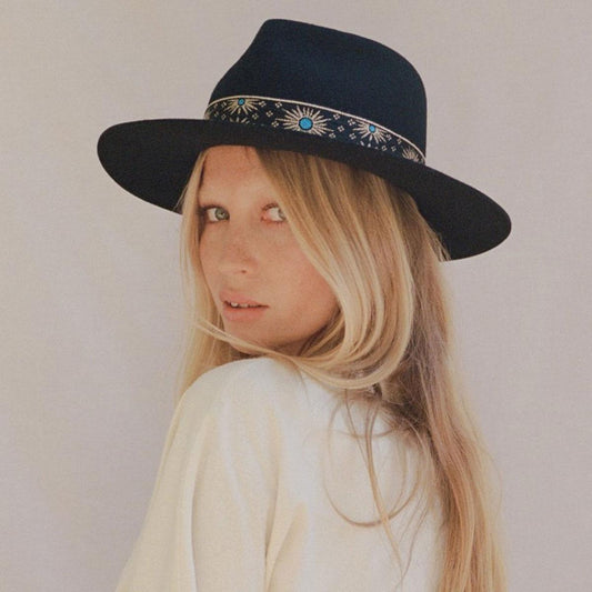 Lack of Color | Phoenix Wool Fedora Hat | 124304 | lsfone | BLACK