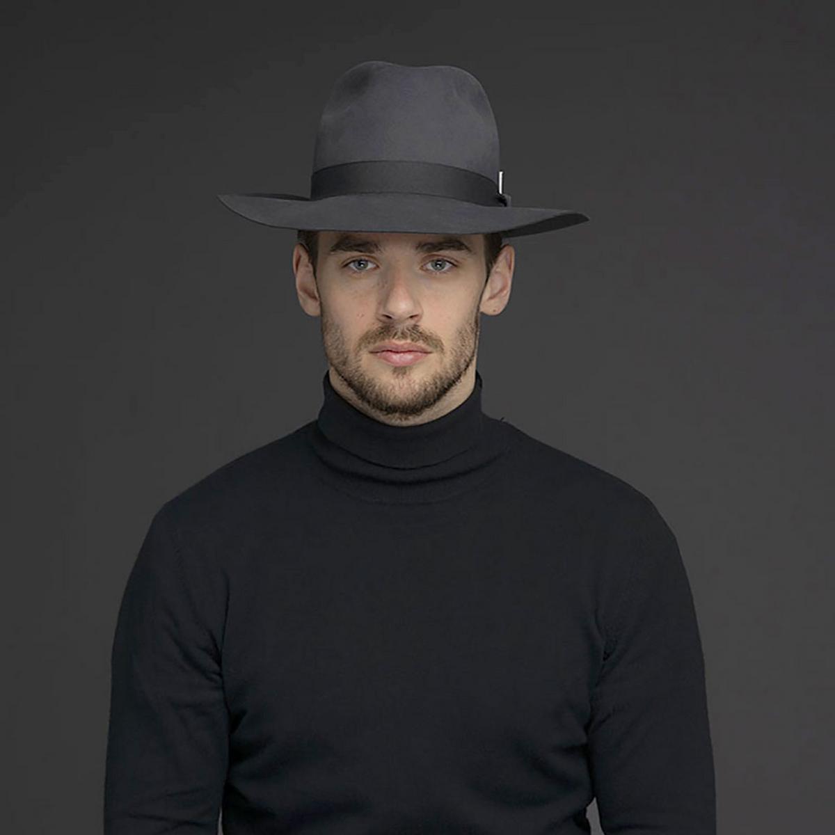 Bailey 1922 | Ralat Superior Fur Felt Fedora Hat | 130155 | lsmone | CHARCOAL