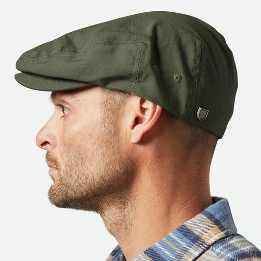 BRIXTON HATS | Hooligan Lightweight Cotton RipStop Ivy Cap | 161571 | lsmone | IVY GREEN RIPSTOP