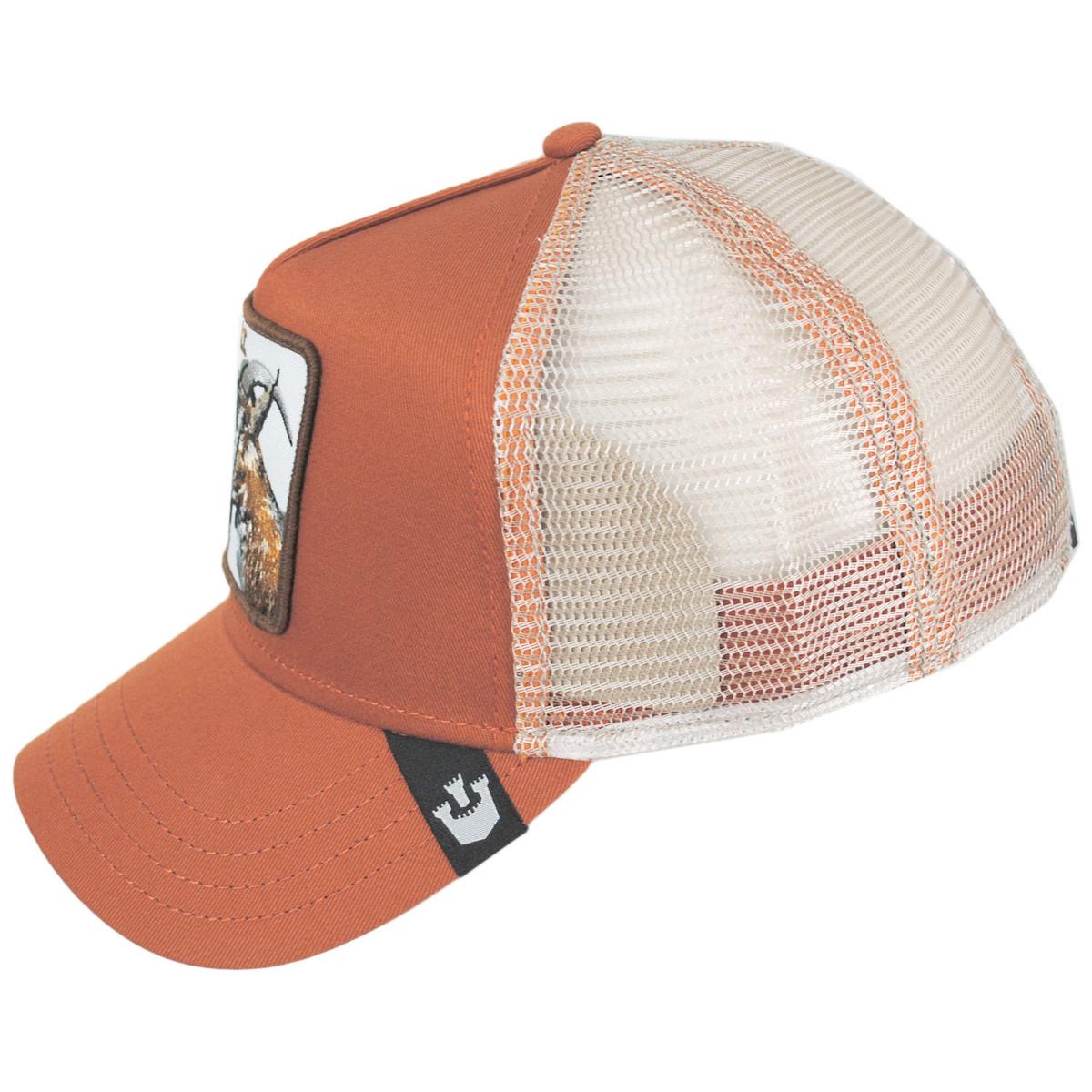 Goorin Bros | Goat Mesh Trucker Snapback Baseball Cap | 200427 | profile | RUST