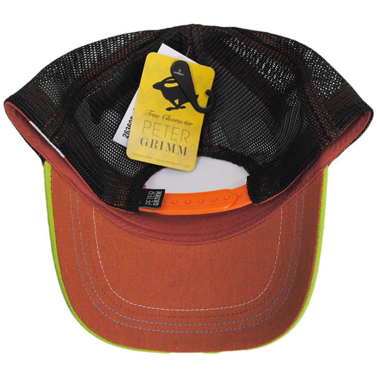 Peanuts | Peppermint Patty Mesh Trucker Snapback Baseball Cap | 201313 | under | BLUE