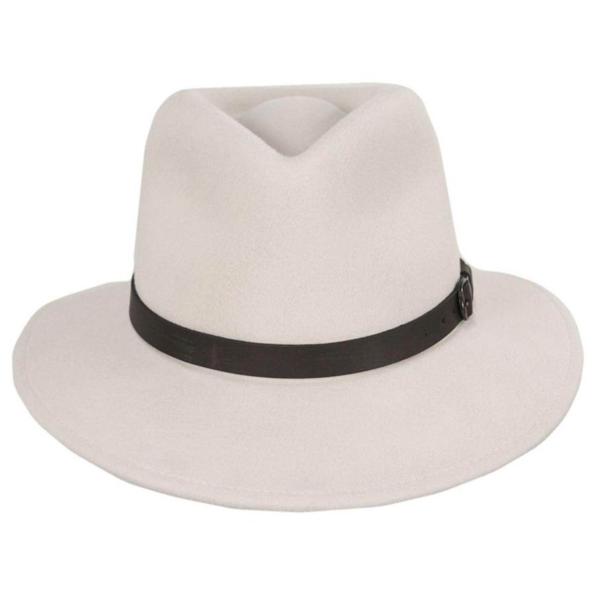 Bailey 1922 | Briar Wool LiteFelt Fedora Hat | 130035 | front | BLEACH