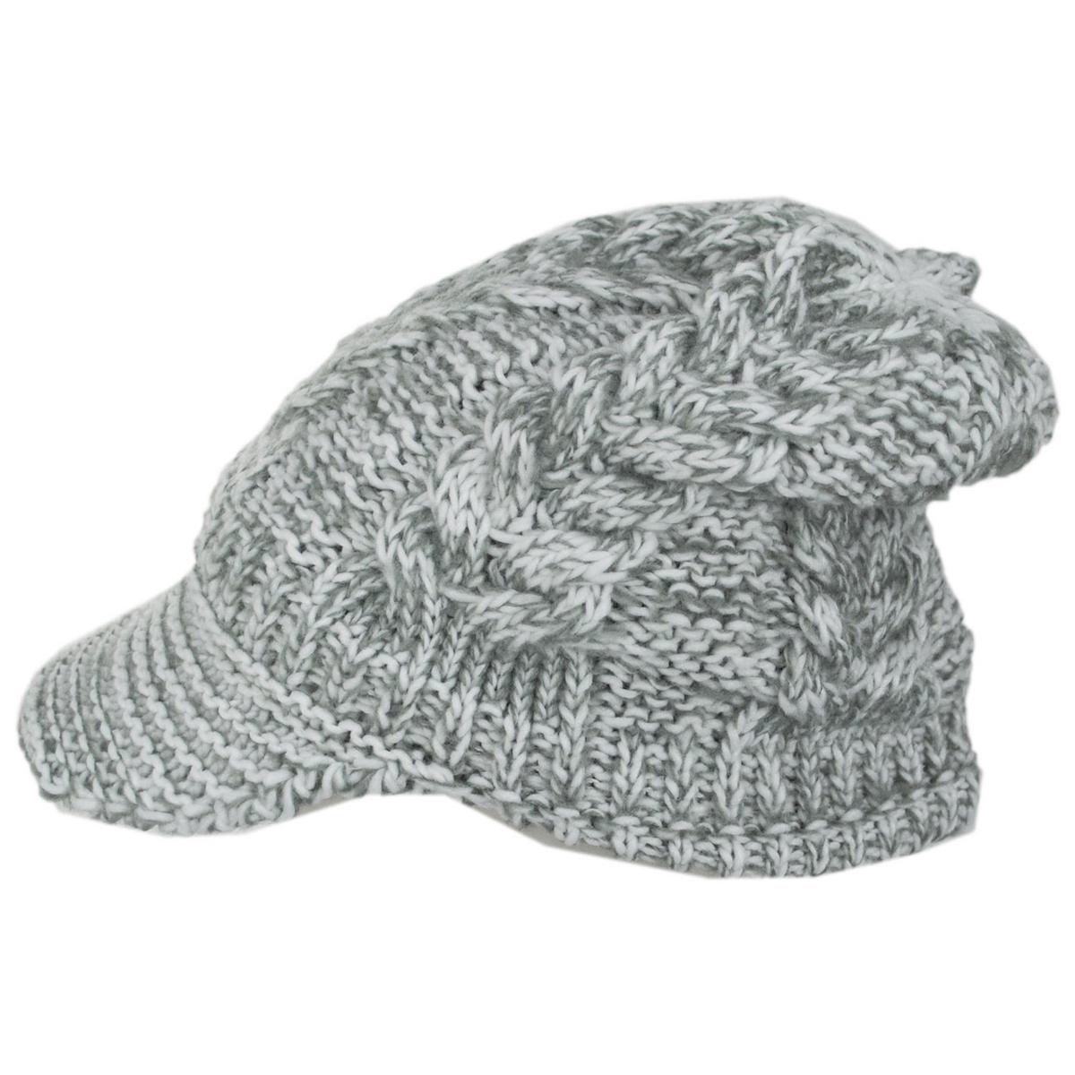 Scala | Lingyee Cable Knit Radar Cap | 106424 | profile | SAGE