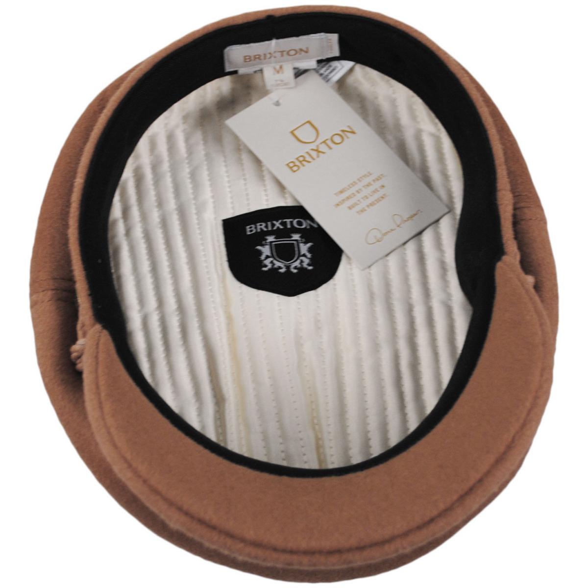 BRIXTON HATS | Cotton Blend Fiddler Cap - Rose Gold | 181303RG | under | ROSE GOLD