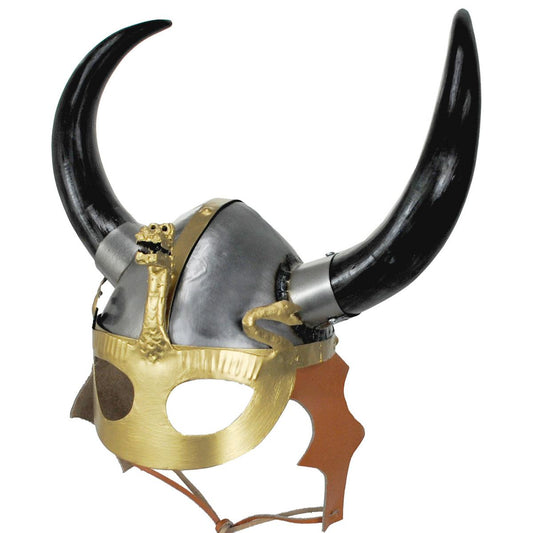 VikingHelmets.com | Viking Helmet with Mask and Dragon | 190852 | lead | MULTI