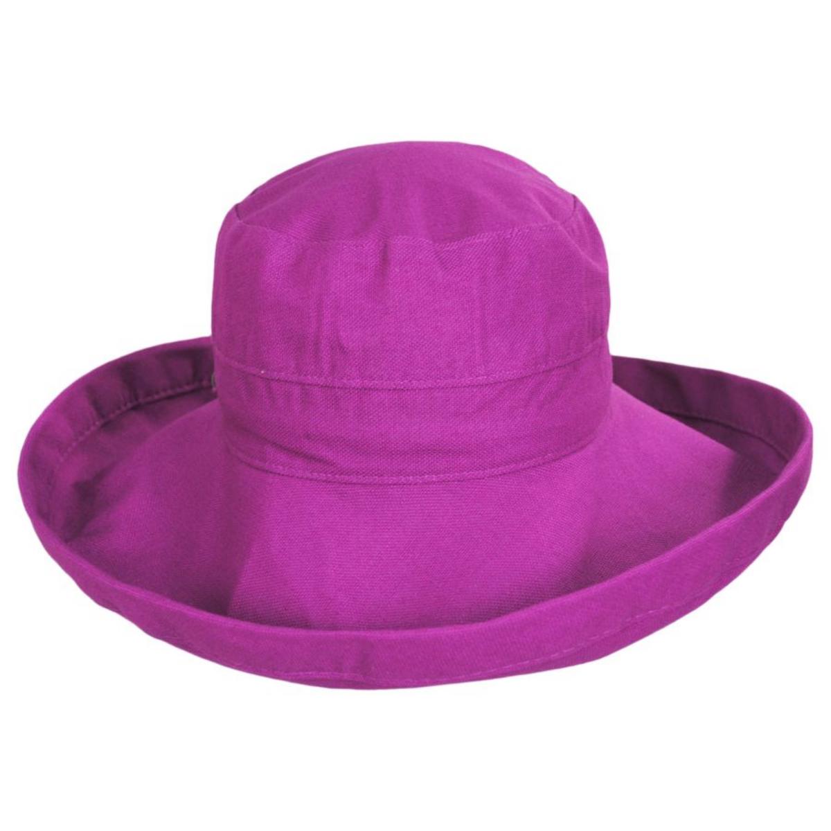 Scala | Lanikai Cotton Sun Hat | 106374 | front | ORCHID