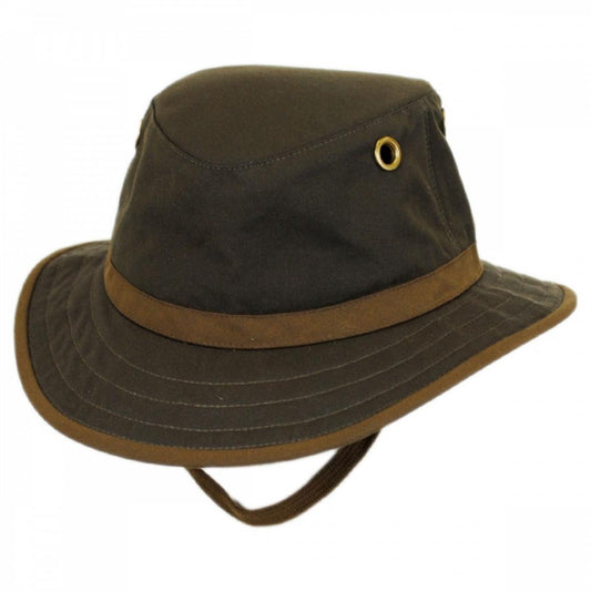 Tilley Endurables | TWC7 Wax Cotton Hat | 400809 | lead | OLIVE