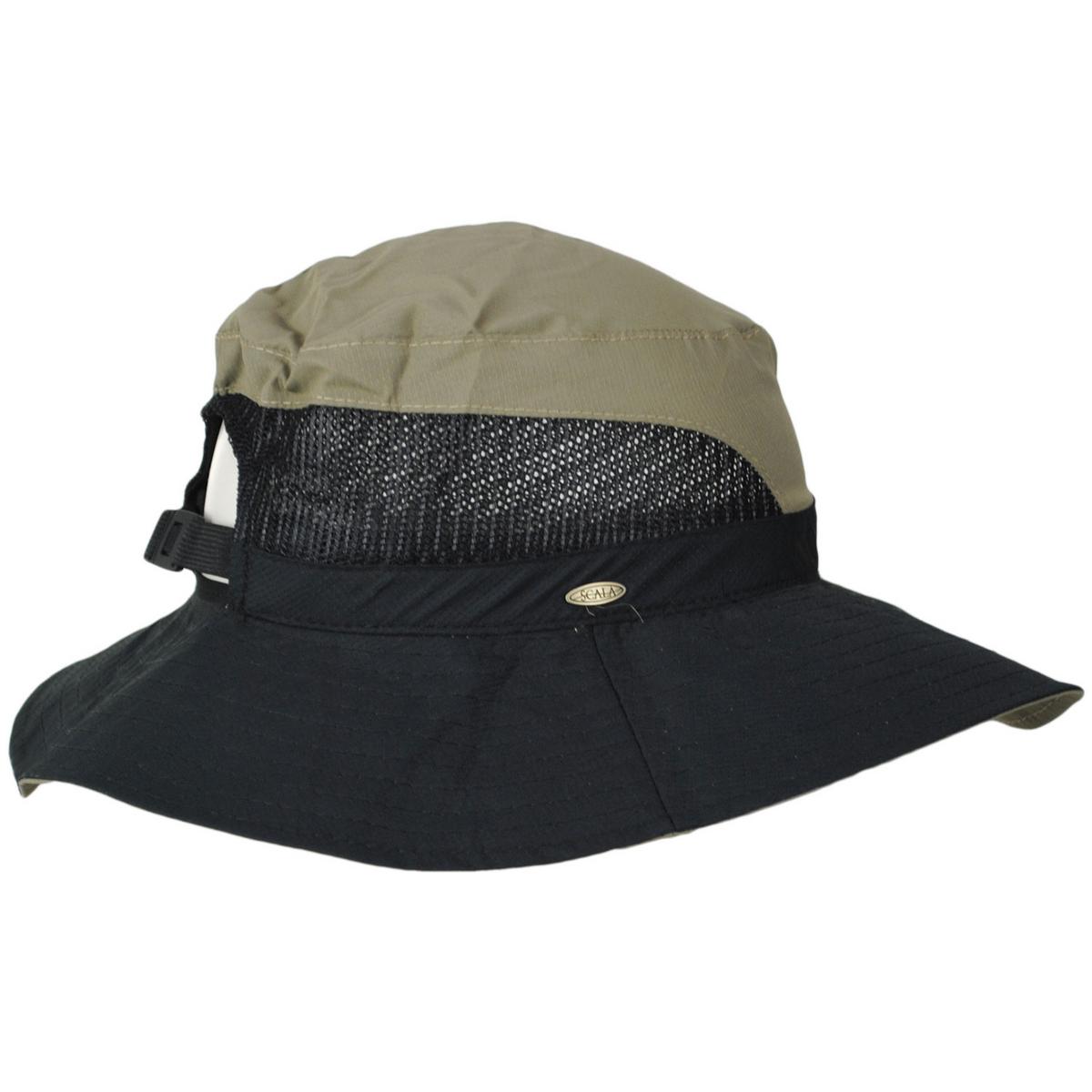 Scala | Trina Nylon Trail Hat | 106414 | profile | OLIVE