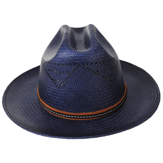 Bailey 1922 | Moren Vented Panama Straw Western Hat | 127750 | front | MIDNIGHT