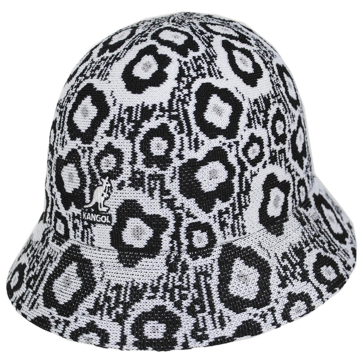 Kangol | Retro Flower Tropic Casual Bucket Hat | 106838 | lead | BLACK
