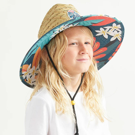 Hemlock Hat Co. | Youth Laguna Straw Lifeguard Hat | 505900 | lsmone | NATURAL