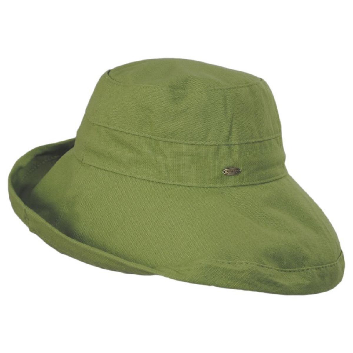Scala | Lanikai Cotton Sun Hat | 106374 | profile | FERN