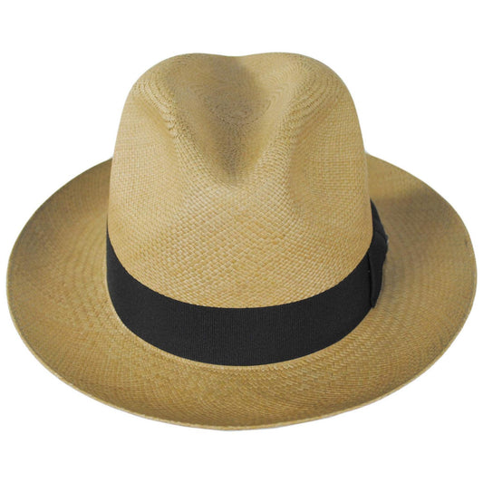 Jaxon Hats | Henry Grade 8 Panama Straw Fedora Hat | 127152 | front | SAGE