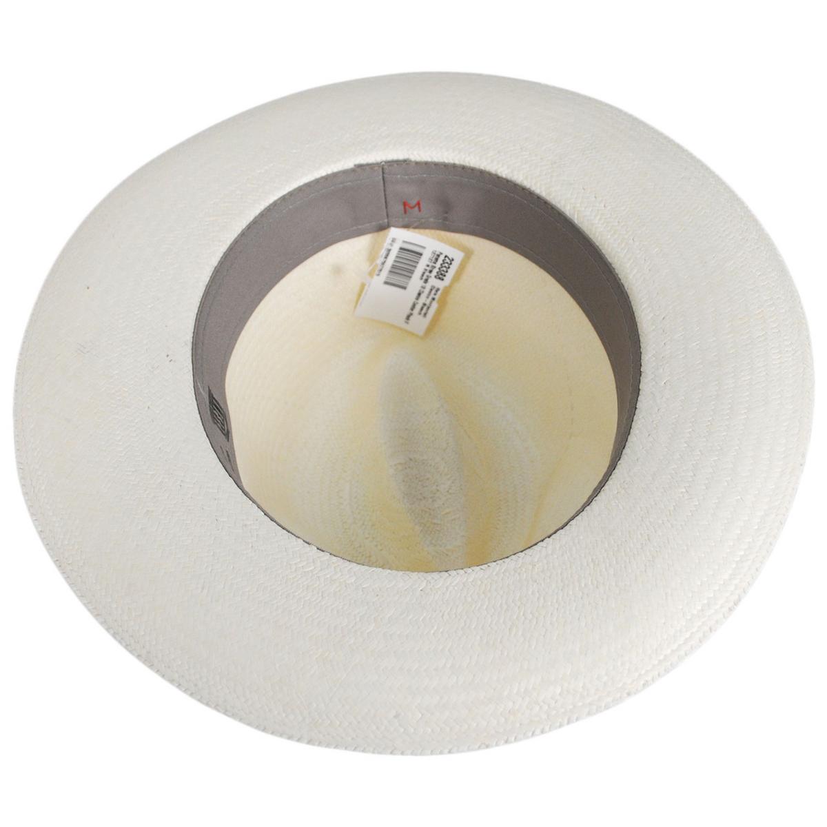 Hats Montecristi | Panama Straw Grade 10 Clasico Center Pinch Fedora Hat | 127127 | under | BLEACH