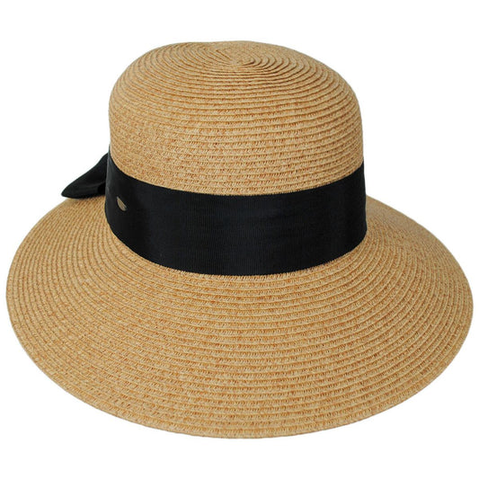 Scala | Asymmetrical Toyo Braid Facesaver Cap | 101551 | lead | TEA