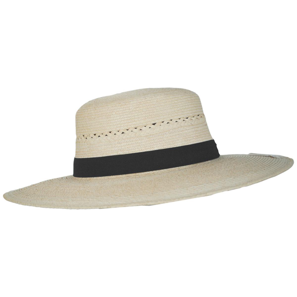SunBody Hats | Espanola Guatemalan Palm Leaf Straw Hat | 102900 | profile | NATURAL