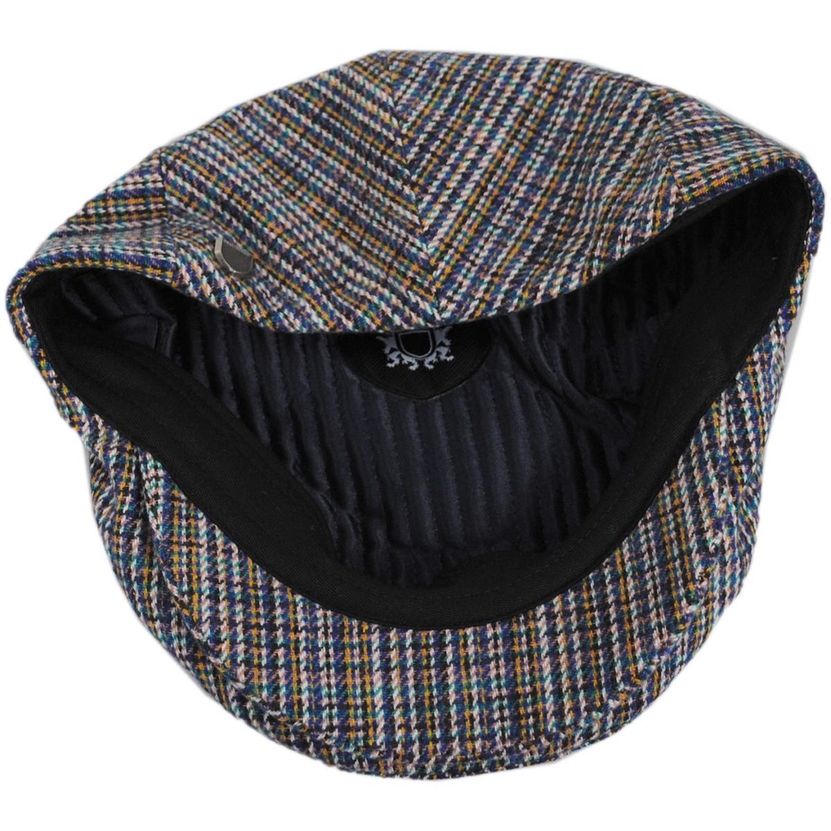 BRIXTON HATS | Hooligan Multi Plaid Ivy Cap | 161510 | under | MULTI PLAID