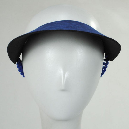 The Incredible Sunvisor | Springlace Denim Sunvisor | 196353 | front | DENIM BLUE