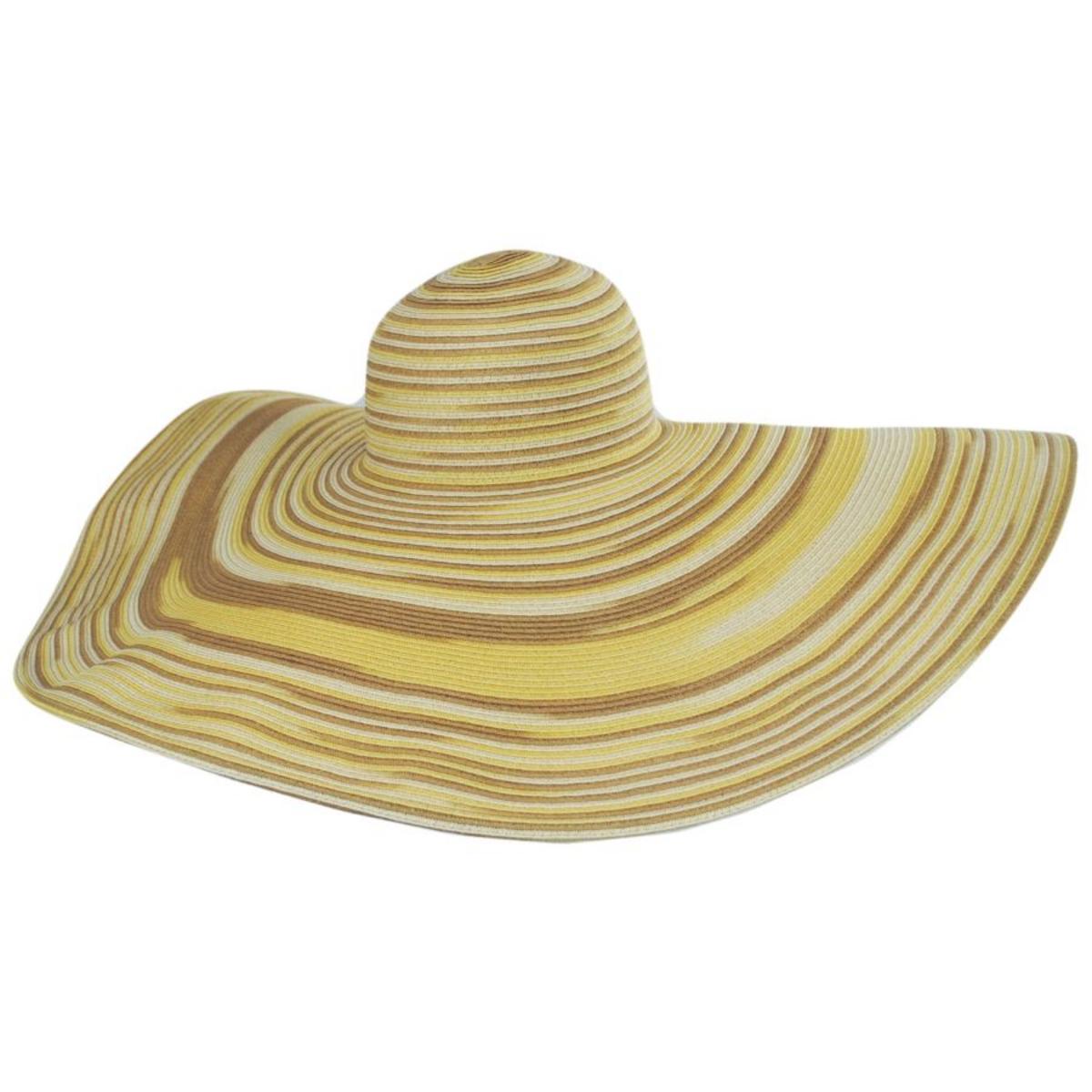 San Diego Hat Company | Look At Me Braided Toyo Straw Sun Hat | 103665 | lead | NATURAL