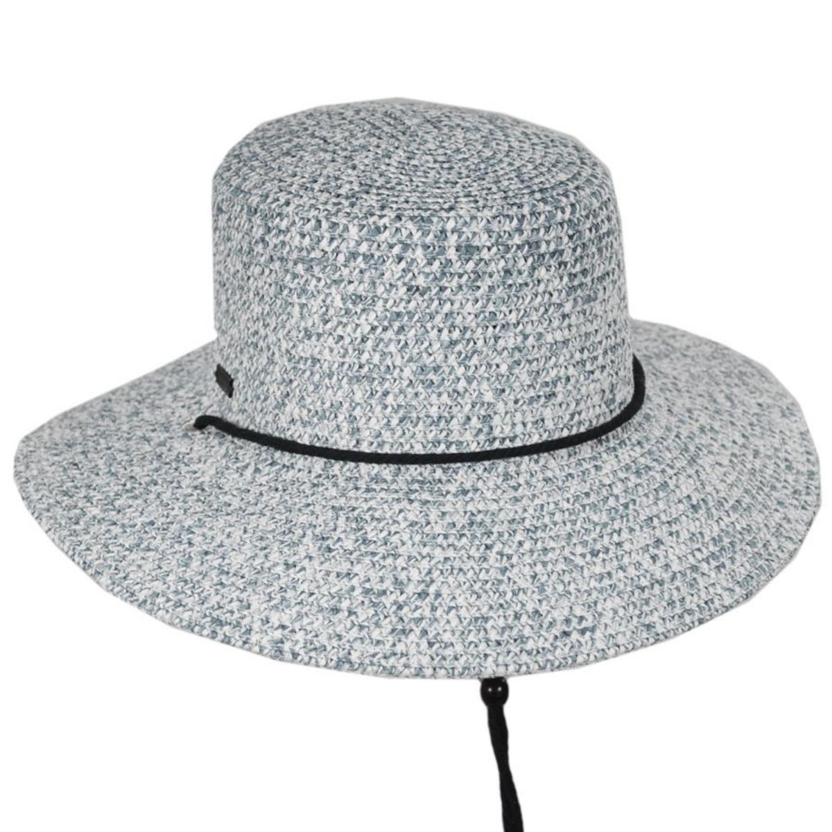 Betmar | Ellen Toyo Braid Straw Bucket Hat | 101146 | lead | WASHED BLACK
