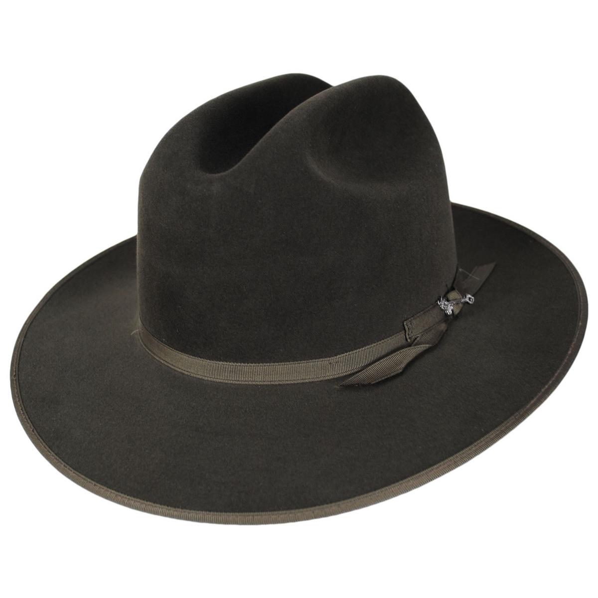 Stetson | Royal Deluxe Open Road Fur Felt Western Hat | 130750 | lead | SAGE
