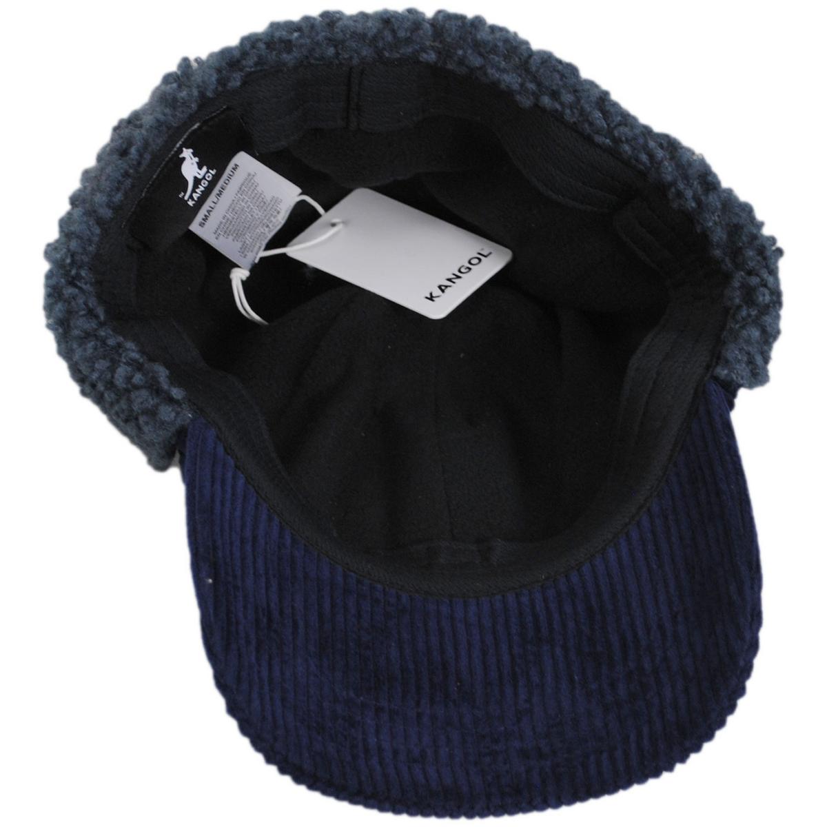 Kangol | Corduroy Earflap Fitted Baseball Cap | 201116 | under | HAZY INDIGO