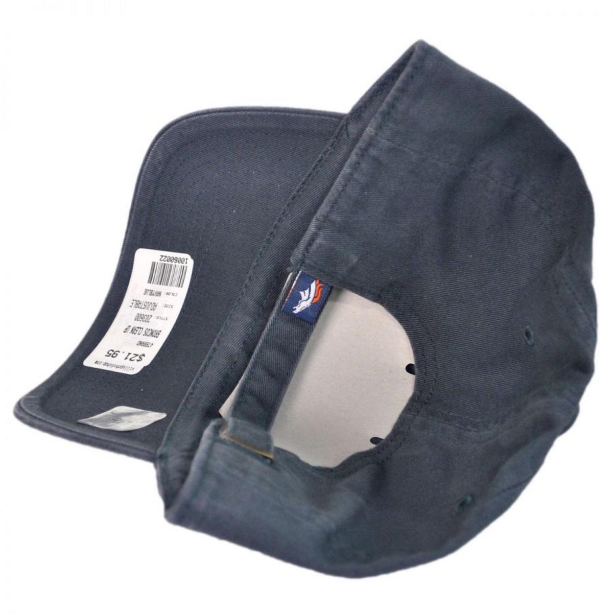 47 Brand | Denver Broncos NFL Clean Up Strapback Baseball Cap Dad Hat | 203600 | under | NAVY