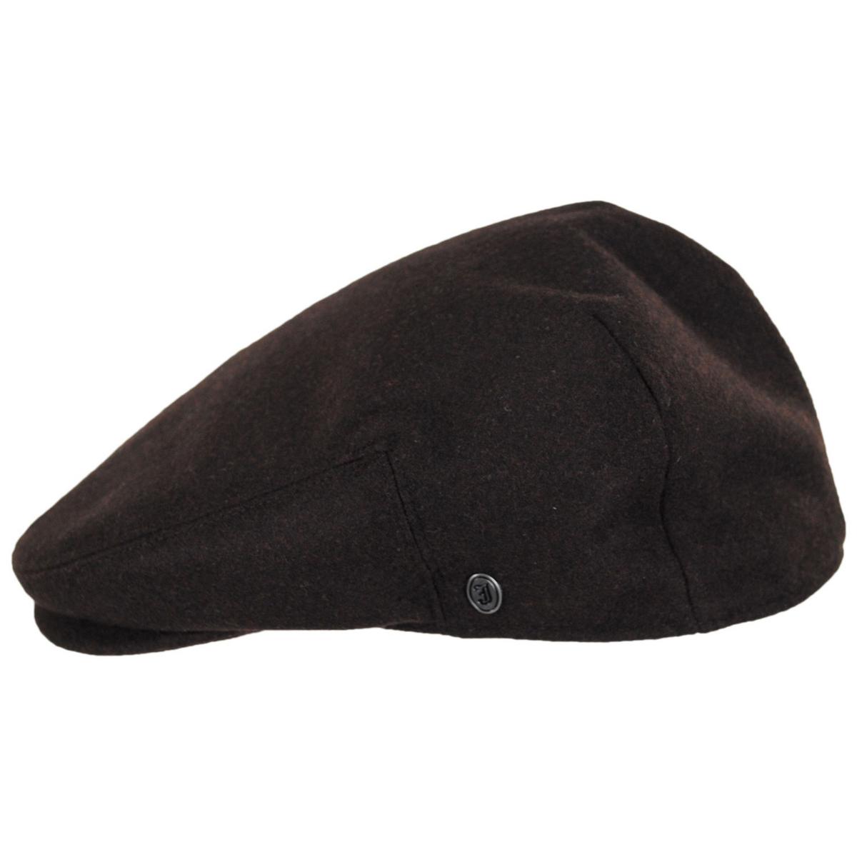 Jaxon Hats | Wholesale Harlem Wool Blend Ivy Cap B2B Pre-Pack | B2B167733 | profile | CHOCOLATE BROWN