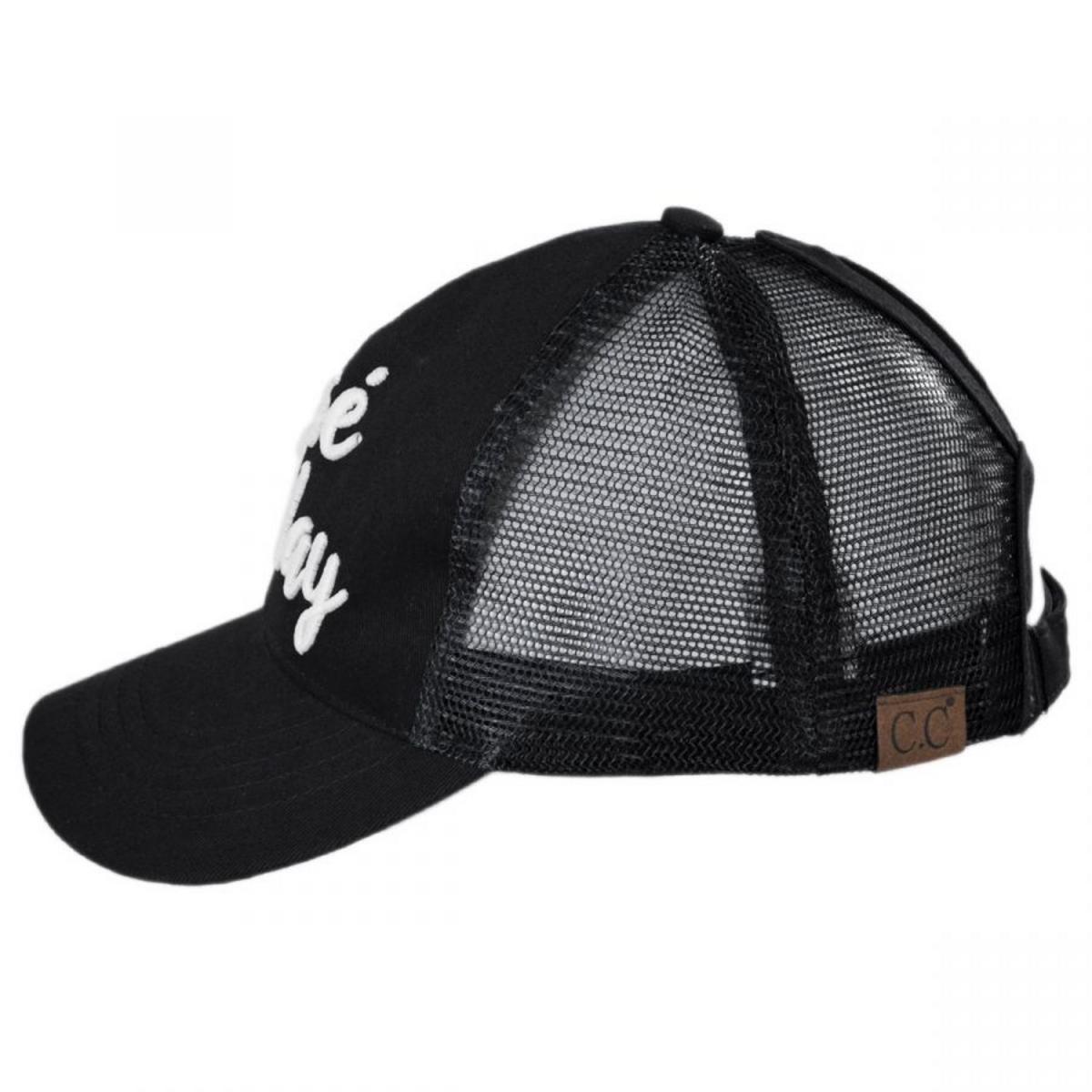 High Ponytail Rose All Day Mesh Adjustable Baseball Cap