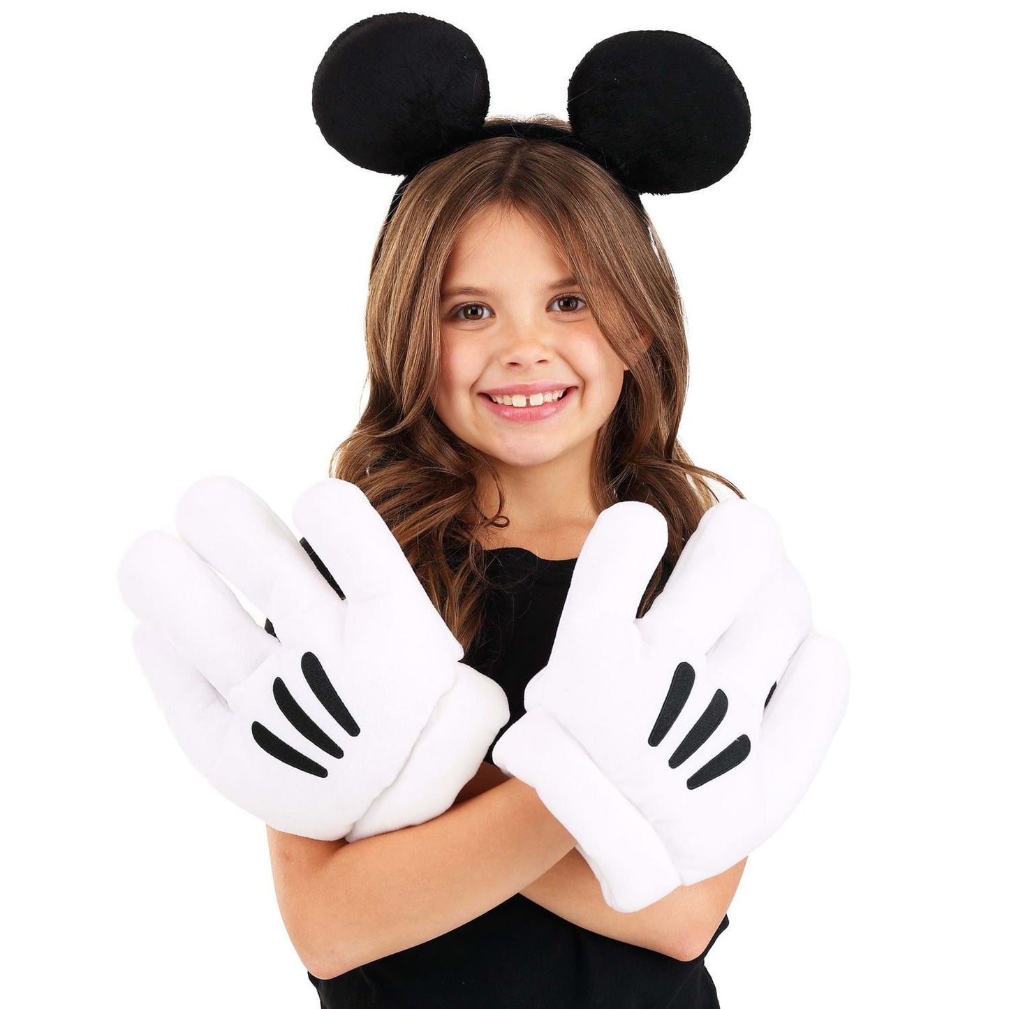 Disney | Mickey Mouse Headband & Gloves Kit | 190208 | lsftwo | BLACK/WHITE