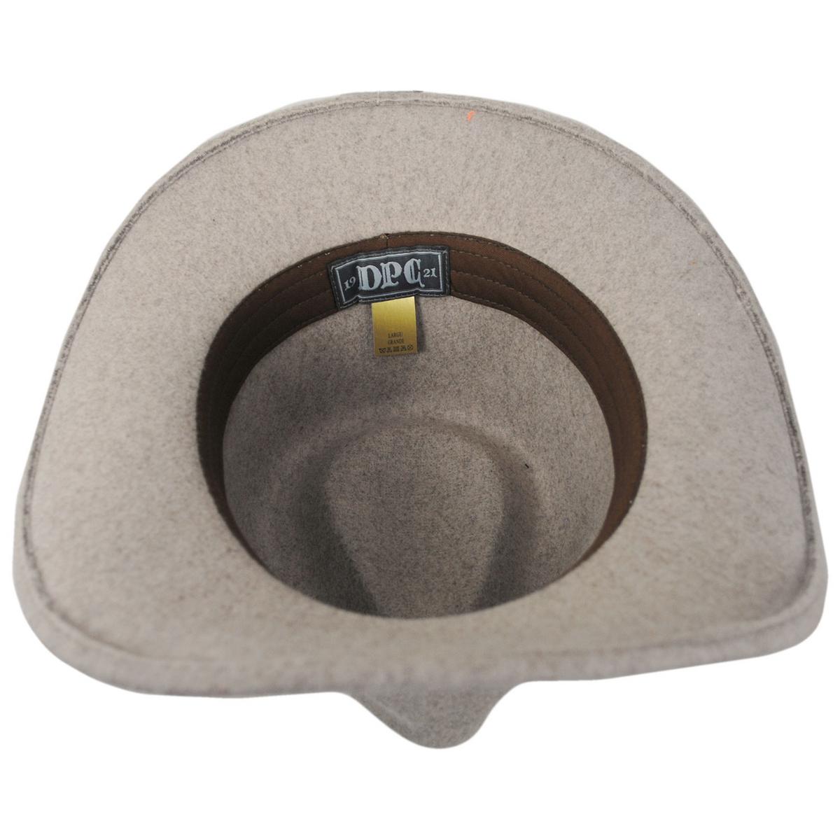 Dorfman Pacific | Napier ProvatoKnit Crushable Outback Hat | 130474 | under | TAUPE