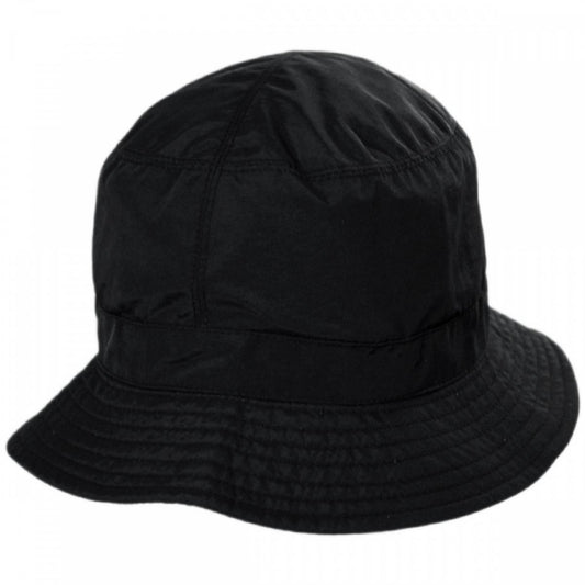 sur la tete | Nylon Rain Bucket Hat | 186300 | lead | BLACK